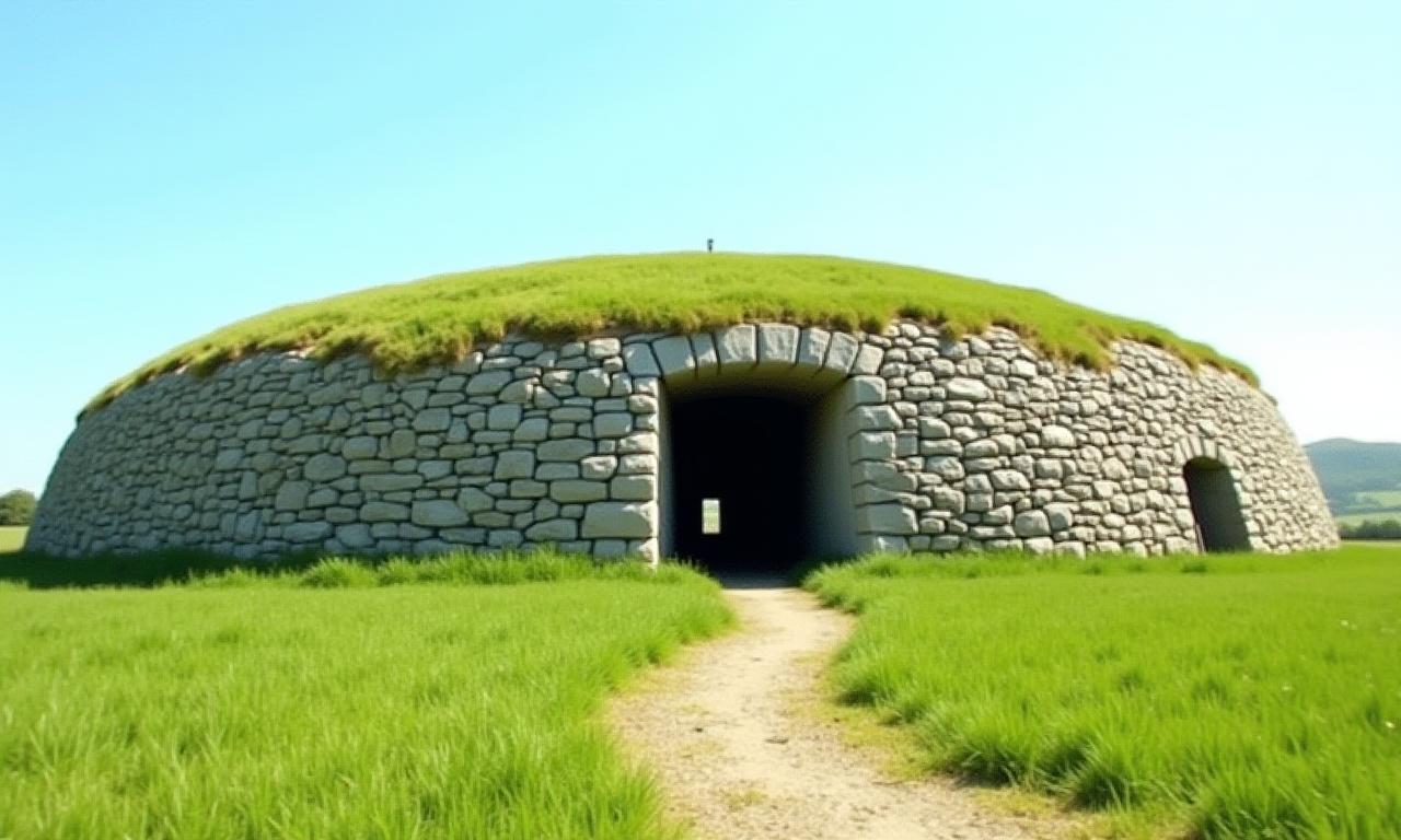 The ancient passage tomb of Newgrange, older than the pyramids.